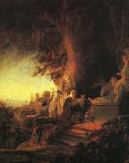 REMBRANDT Harmenszoon van Rijn The Risen Christ Appearing to Mary Magdalen st USA oil painting artist
